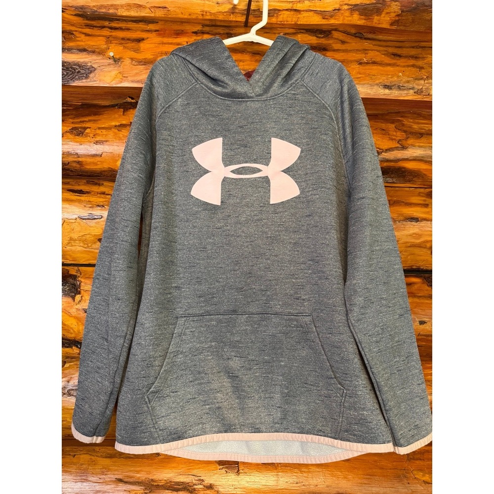 Under Armour Girls Grey Hoodie Youth XL